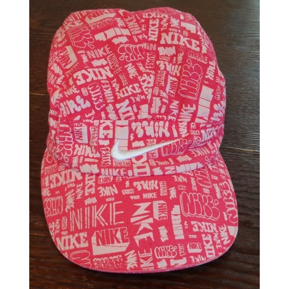 Kids Nike Baseball Cap Hat Pink/ White  4-6x
